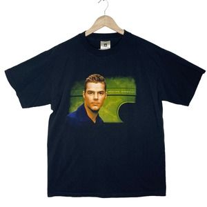 Ricky Martin Black T-Shirt Pre-Shrunk Cotton Size… - image 1